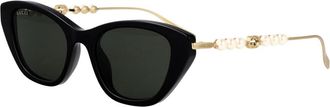 Gucci Cat Eye Zonnebril - unisex - Zonnebrillen - Zwart - 50 MM - Accessoires
