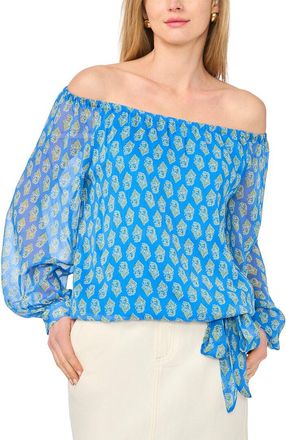 Vince Camuto Off Shoulder Long Sleeve Blouse