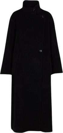 Margaux Lonnberg Bari Jas - Dames - Mantel - Zwart - XS - Wol - Jassen