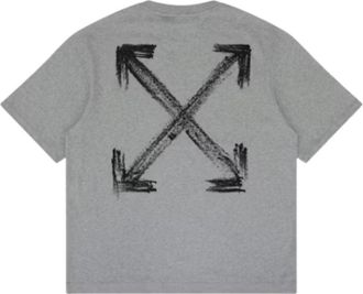 Off-white Chalk Arrow Fit T-Shirt Heather Grey 44OWOS26T065030