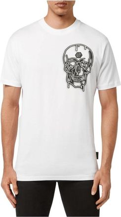 Philipp Plein T-Mtk 5827 T-Shirt - Heren - T-shirts - Wit - L - Tops