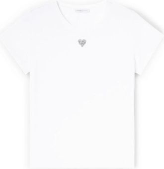 Motivi T-Shirts - Dames - T-shirts - Wit - XS - Katoen - Tops
