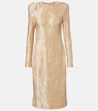 Magda Butrym Metallic-effect cocktail dress