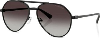 Michael Kors Brentwood pilot-frame sunglasses - men - Metal - 60 - Black