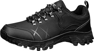 Generic Mens Waterproof Hiking Shoes, Mens Shoe Sneaker, Walking Trainers Non-Slip Soles Trekking Shoes Hard Wearing Sport Shoe Breathable Work Trainer Lace U