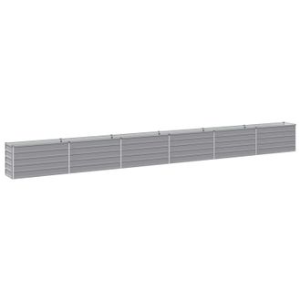vidaXL Cama De Jard&iacute;n Elevada Gris 600 X 40 X 55 Cm Vidaxl