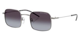 A|X Armani Exchange Grey Gradient Square Ladies Sunglasses AX2055S 60038G 46