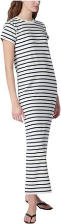 Anine Bing Wynne Jurk - Dames - Jurken - Blauw - Maat: XS Katoen