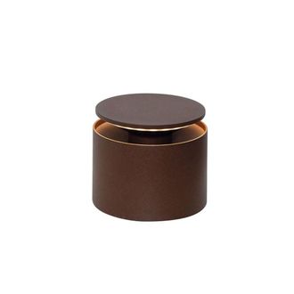 Zafferano L&aacute;mpara de mesa led port&aacute;til y recargable push up corten
