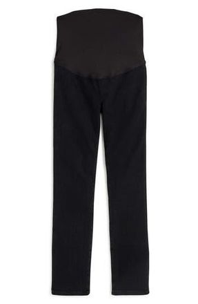 Madewell Maternity Over-the-Belly Stovepipe Jeans in Black Rinse Wash at Nordstrom Rack, Size 24