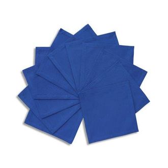 Solino Home Cotton Linen Plain Cocktail Napkins - Dru, 6 x 6 in Blue at Nordstrom, Size Small