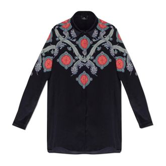 Etro Shirts, female, Black, S, Silk Shirt