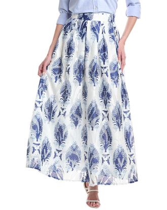 Gracia Pleated Lace Skirt