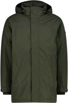 F.lli Campagnolo Lange regenjas - Heren - Regenjassen - Groen - L - Polyester - Fitness