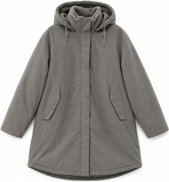 Mazine Oversized Padded Parka Parka f&uuml;r Damen | grau