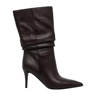 Guess Caralee Enkellaarzen - Dames - Schoenen - Bruin - Maat: 37 EU Leer