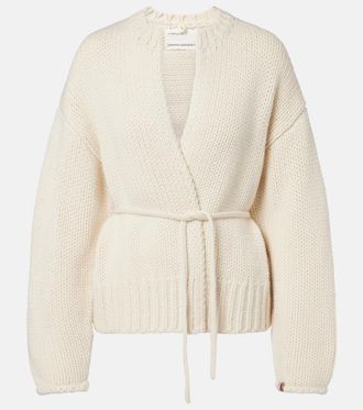 Extreme Cashmere N&deg;384 Ginza cashmere wrap cardigan
