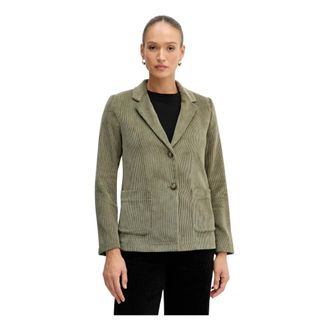 Benetton Dames, Jassen, Groen, Maat: XS Corduroy