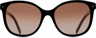 Prada Square Womens Black Brown Gradient PR22ZS - One Size