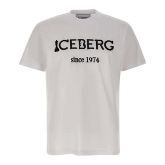 Iceberg Heren, Tops, Wit, Maat: L Katoen
