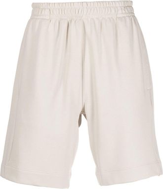 Styland cotton Bermuda track shorts - unisex - Cotton - M - Neutrals