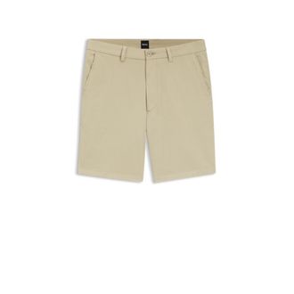 BOSS Modern-fit shorts in stretch-cotton twill