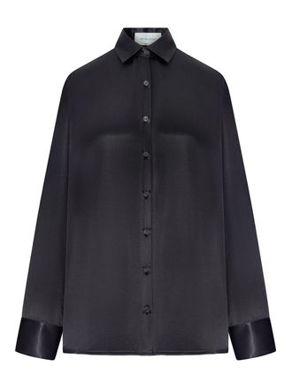 The Nina Studio Oversized Silk Shirt