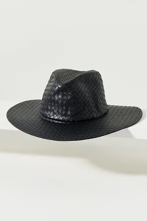Wyeth Nyc Woven Leather Rancher Hat