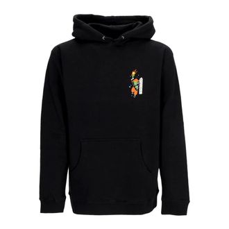 Ripndip Hoodies, male, Black, Size: S Black Mens Hoodie with Drawstring Hood