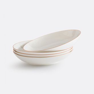 La Redoute Interieurs Set van 4 diepe borden in porselein, Malo