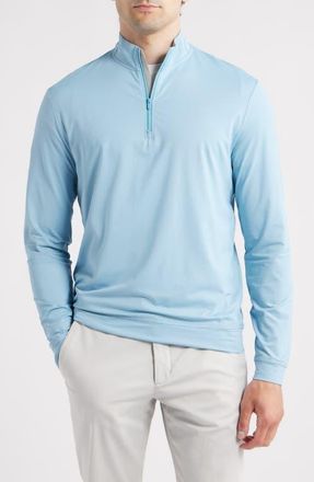 Johnnie-O Jamie Quarter Zip in Haze White at Nordstrom, Size Medium