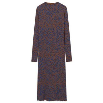 Dedicated Rib Dress Lofta Kleid f&uuml;r Damen | grau