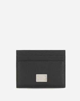 Dolce & Gabbana Logo-plate leather Card Holder Male UNI