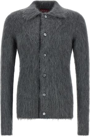Gucci Mens Mohair Wool Cardigan