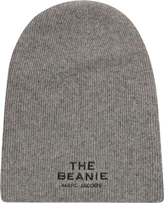 Marc Jacobs The Beanie - Dames - Hoeden - Grijs - ONE Size - Wol - Accessoires