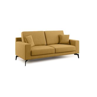 Divani.Store Prestige Sof&aacute; Moderno En Microfibra Desmontable 146 Cm Amarillo