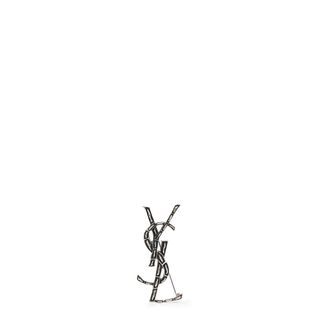 Saint Laurent Broche Cassandre - Accessories - Hombre - Gris - ONE SIZE