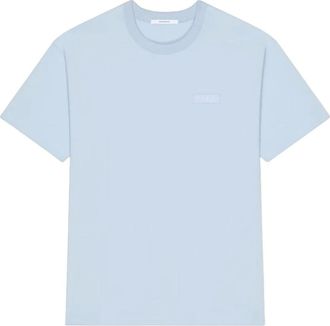 Givenchy Tops, Heren, Blauw, L, Katoen, Regular Fit T-shirt