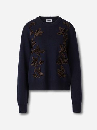 Jil Sander Embroidered Wool Jersey
