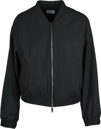 Marella Redan Giubbotto Corto - Dames - Bomber jackets - Zwart - M - Wol - Jassen