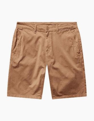 883 Police Mens Gradini Sand Beige Chino Shorts - Cream