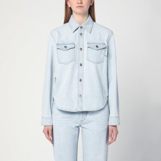 Bottega Veneta Light Blue Denim Shirt Extra Bleach