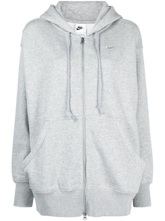 Nike Hoodie met geborduurd logo - Grijs
