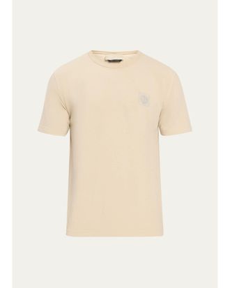Stone Island Mens Jersey Compass-Patch Crewneck T-Shirt