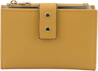 Pourchet Hebdo Medium Portemonnee - Dames - Portefeuilles - Geel - ONE Size - Leer - Accessoires