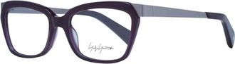 Yohji Yamamoto Paarse Rechthoekige Optische Monturen - unisex - Brillen - Paars - ONE Size - Accessoires