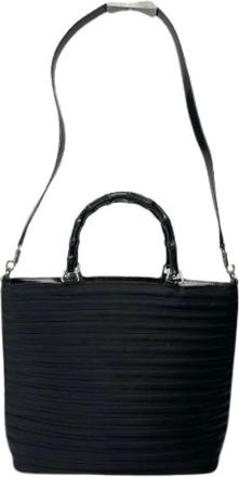 Gucci Pre-owned Handbags, female, Black, Size: ONE SIZE Pre-owned Canvas Handbag