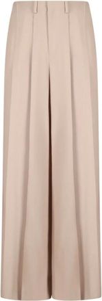 Giuseppe Di Morabito Wide Trousers, female, Beige, S, Stylish Trousers for Men and Women