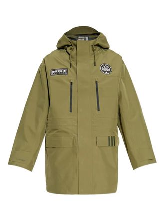 adidas Sunnyhurst SPZL hooded coat - men - Recycled Polyester - L - Green