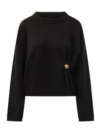 Loulou Studio Loulou Studio Black Knit With Brooch